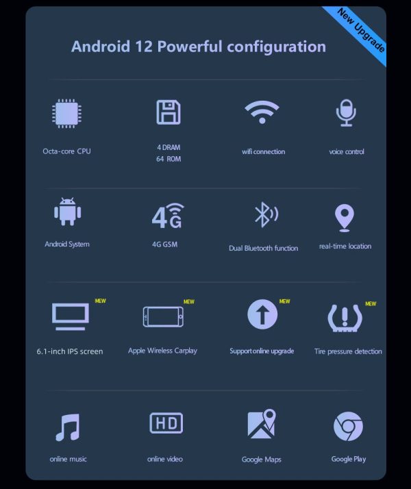 A600 motorcycle 4G built-in navigation - Image 4