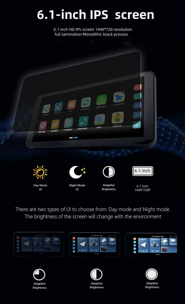 A600 motorcycle 4G built-in navigation - Image 5