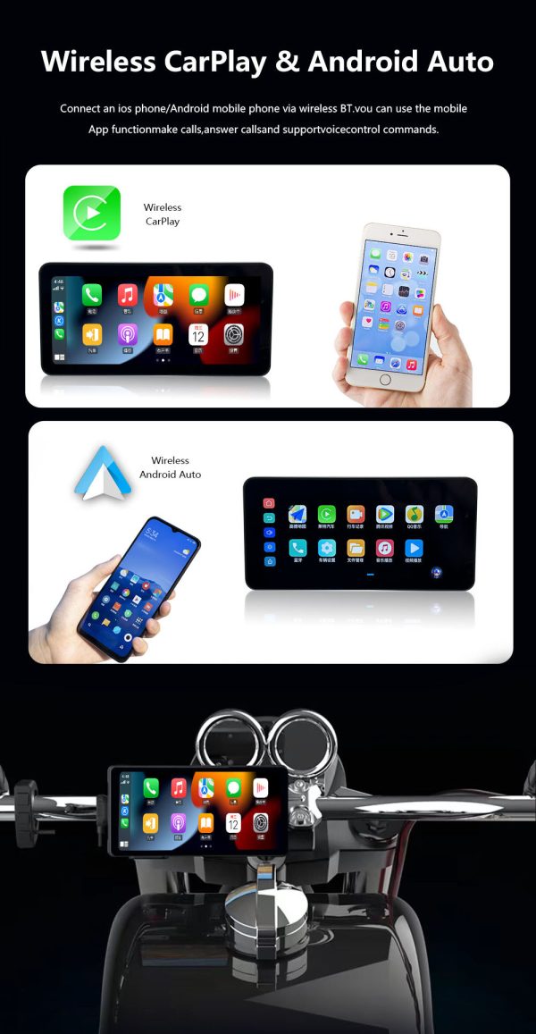 A600 motorcycle 4G built-in navigation - Image 6