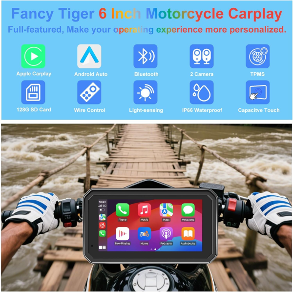 M6Pro motorcycle dashcam, quick detachable bracket - Image 2