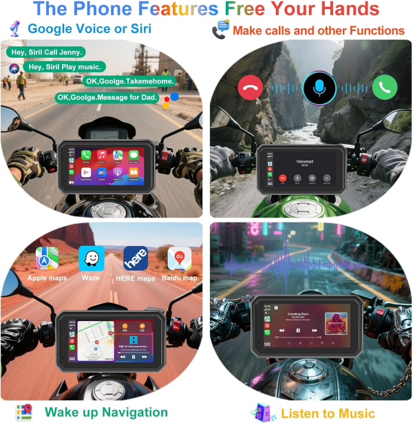 M6Pro motorcycle dashcam, quick detachable bracket - Image 3