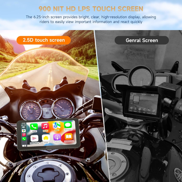 6.25 "Motorcycle Portable Navigation - Image 4