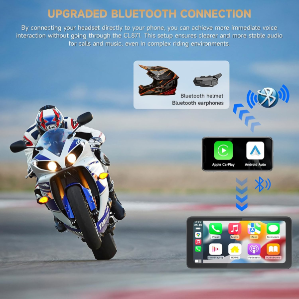6.25 "Motorcycle Portable Navigation - Image 6