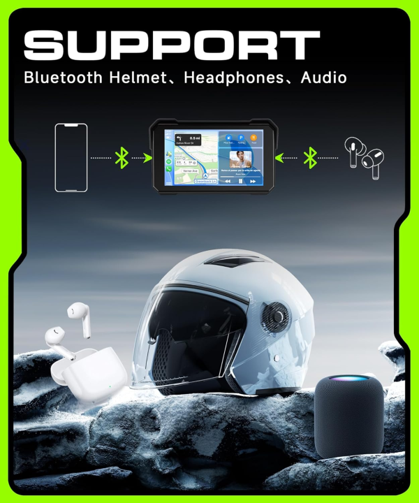 Motorcycle CarPlay Screen 5-inch - Image 4