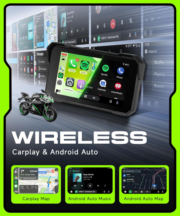 Motorcycle CarPlay Screen 5-inch - Image 2