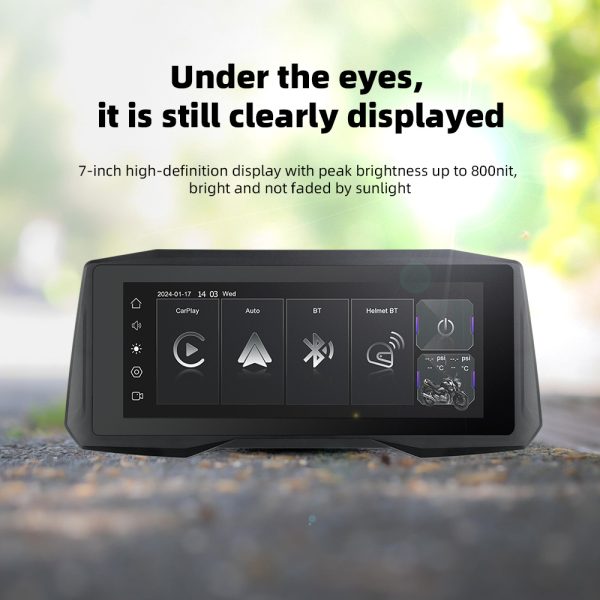 T7 7-inch motorcycle navigation recorder - Image 5
